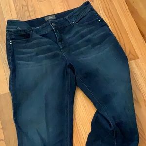 Chico’s "So Slimming" ankle jeans in 10
